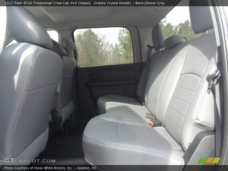 Rear Seat of 2017 4500 Tradesman Crew Cab 4x4 Chassis