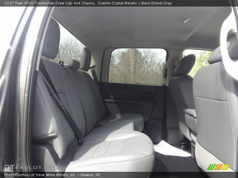 Rear Seat of 2017 4500 Tradesman Crew Cab 4x4 Chassis