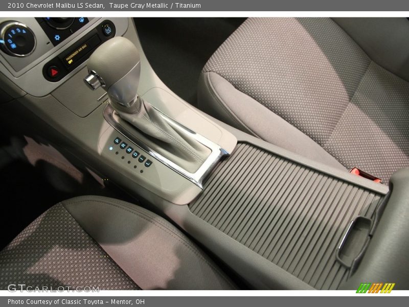 Taupe Gray Metallic / Titanium 2010 Chevrolet Malibu LS Sedan