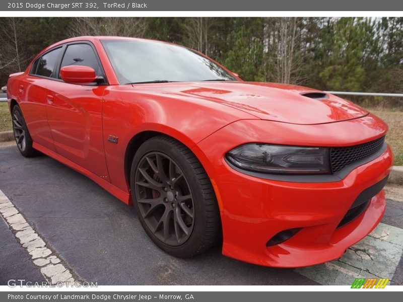 TorRed / Black 2015 Dodge Charger SRT 392