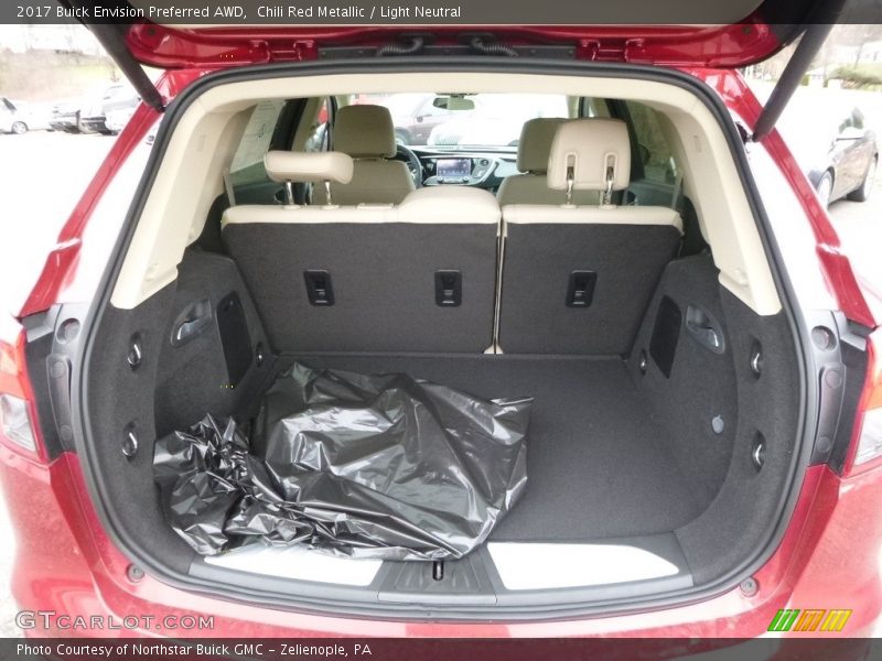 Chili Red Metallic / Light Neutral 2017 Buick Envision Preferred AWD