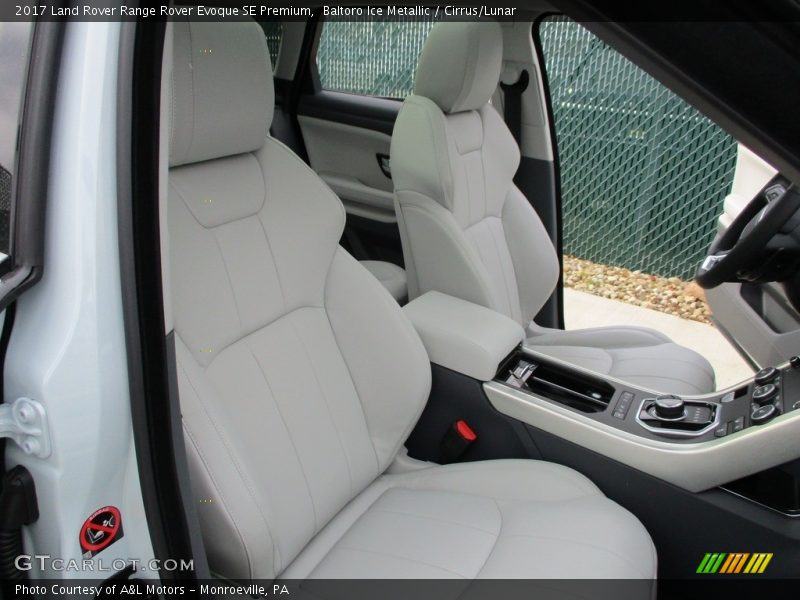 Front Seat of 2017 Range Rover Evoque SE Premium