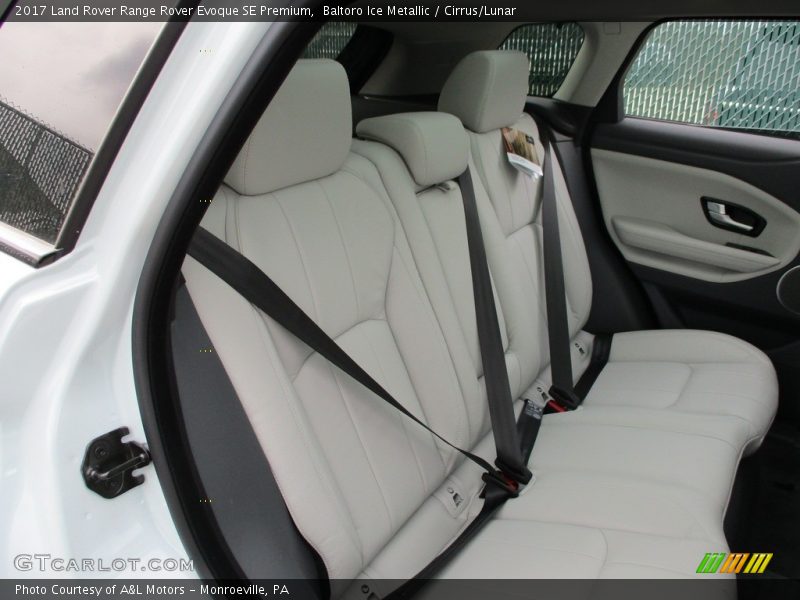 Rear Seat of 2017 Range Rover Evoque SE Premium