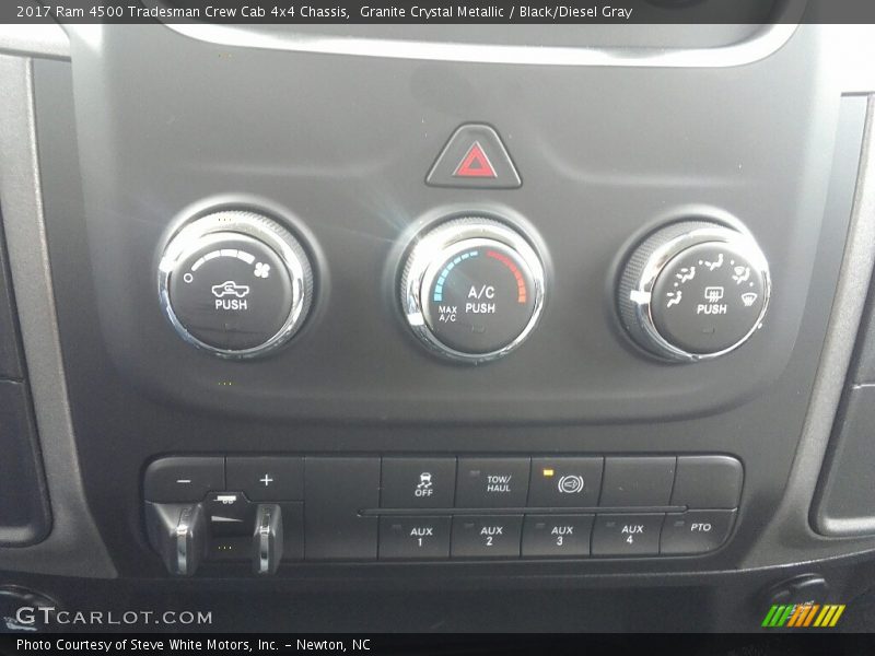 Controls of 2017 4500 Tradesman Crew Cab 4x4 Chassis