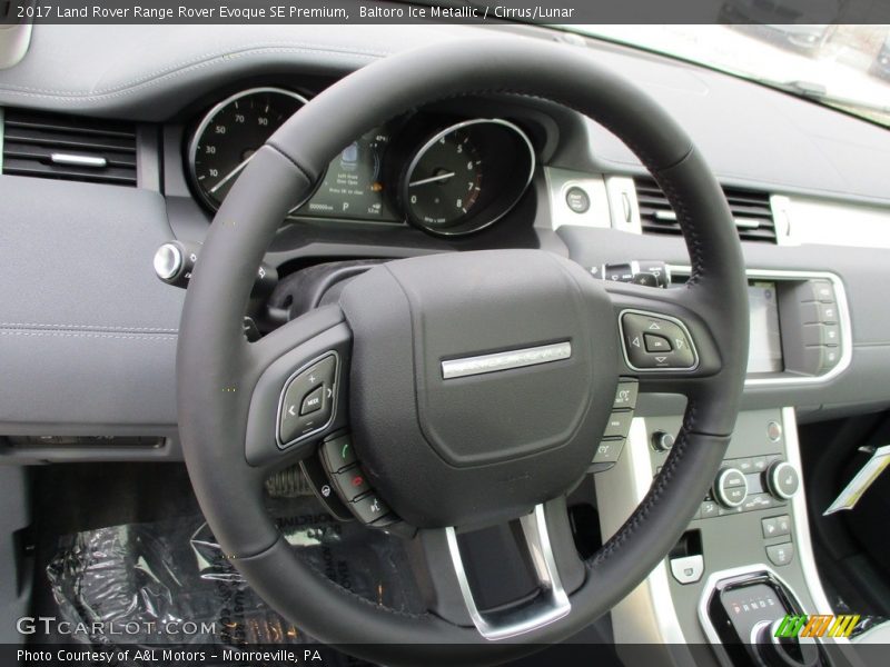 Baltoro Ice Metallic / Cirrus/Lunar 2017 Land Rover Range Rover Evoque SE Premium