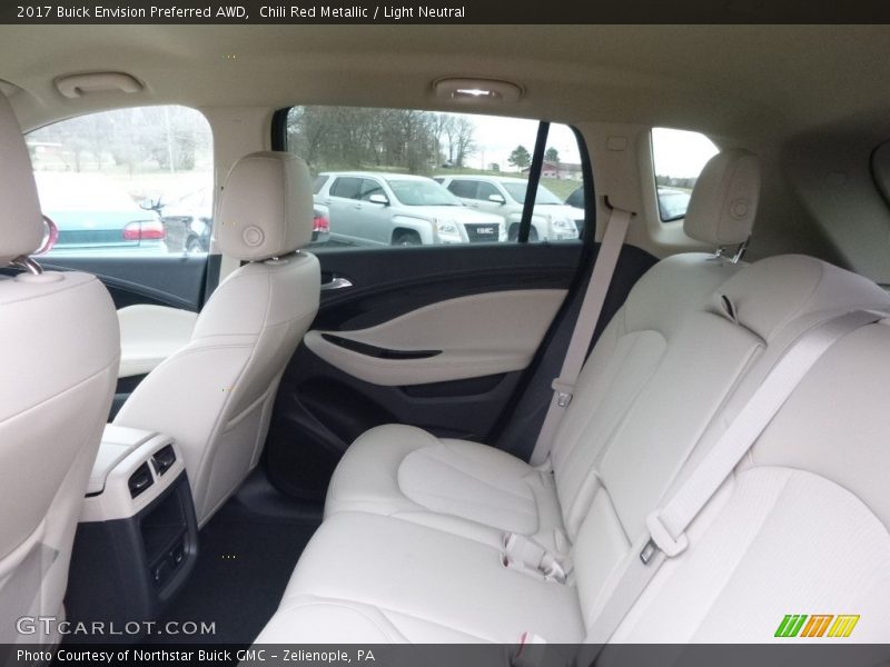 Chili Red Metallic / Light Neutral 2017 Buick Envision Preferred AWD