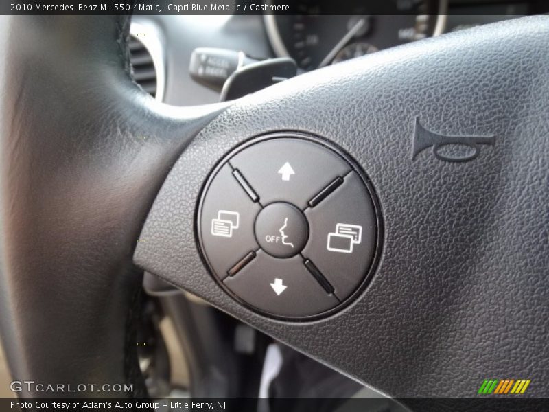 Capri Blue Metallic / Cashmere 2010 Mercedes-Benz ML 550 4Matic