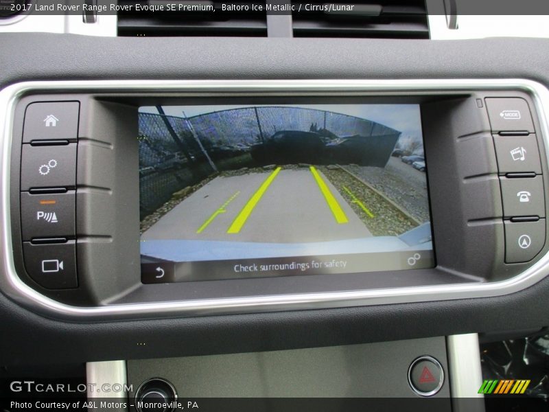Baltoro Ice Metallic / Cirrus/Lunar 2017 Land Rover Range Rover Evoque SE Premium