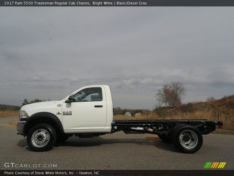 Bright White / Black/Diesel Gray 2017 Ram 5500 Tradesman Regular Cab Chassis