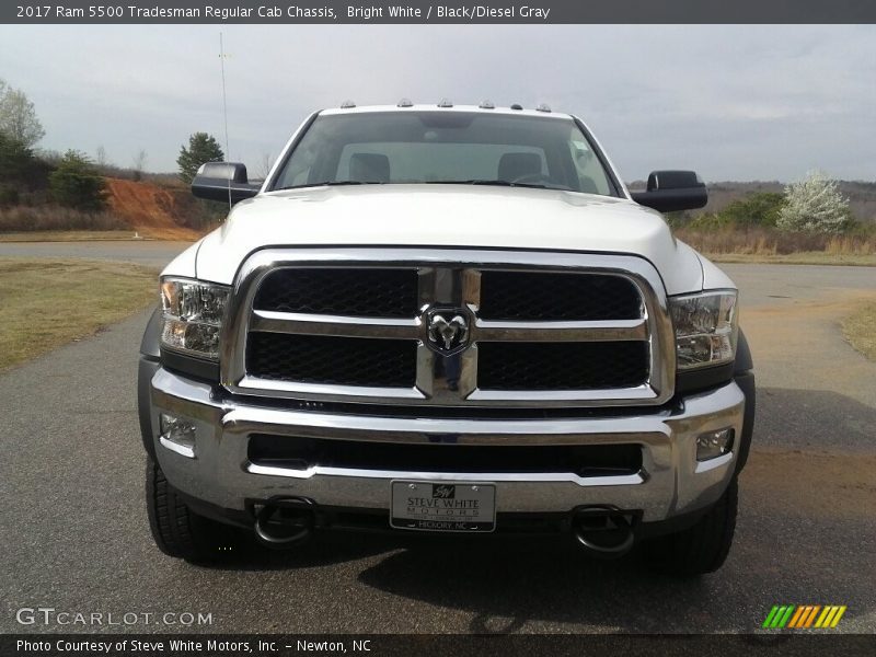 Bright White / Black/Diesel Gray 2017 Ram 5500 Tradesman Regular Cab Chassis