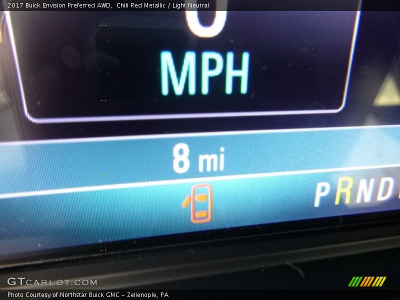 Chili Red Metallic / Light Neutral 2017 Buick Envision Preferred AWD