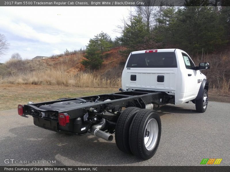 Bright White / Black/Diesel Gray 2017 Ram 5500 Tradesman Regular Cab Chassis