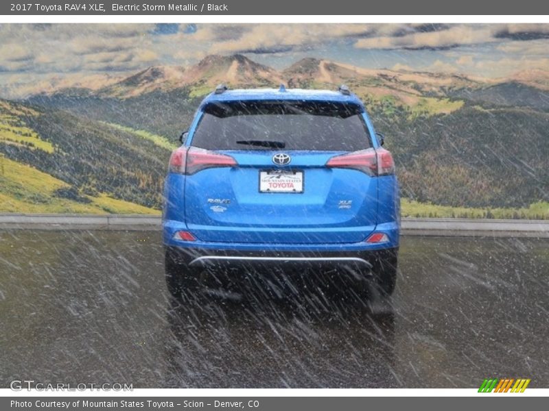 Electric Storm Metallic / Black 2017 Toyota RAV4 XLE