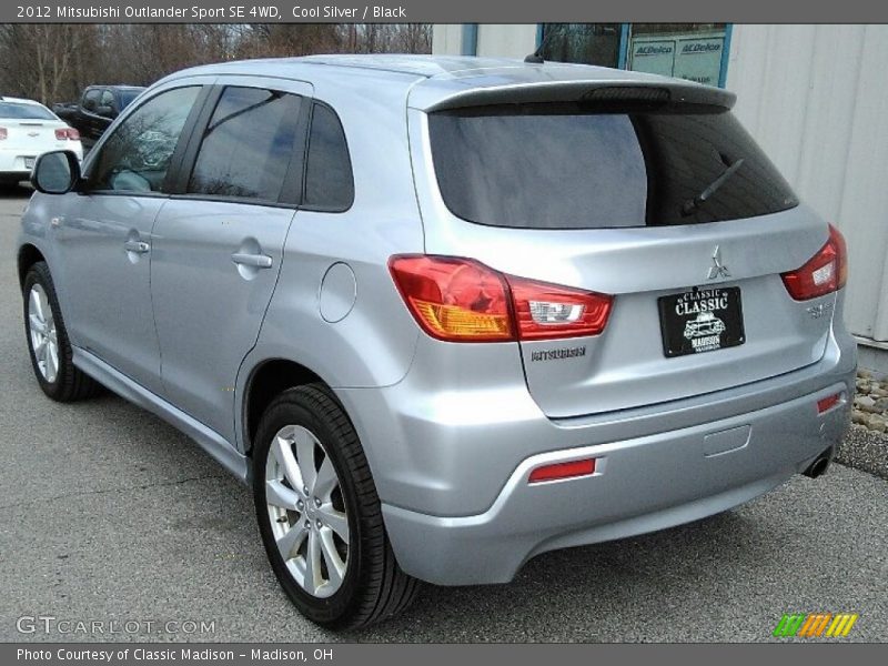 Cool Silver / Black 2012 Mitsubishi Outlander Sport SE 4WD