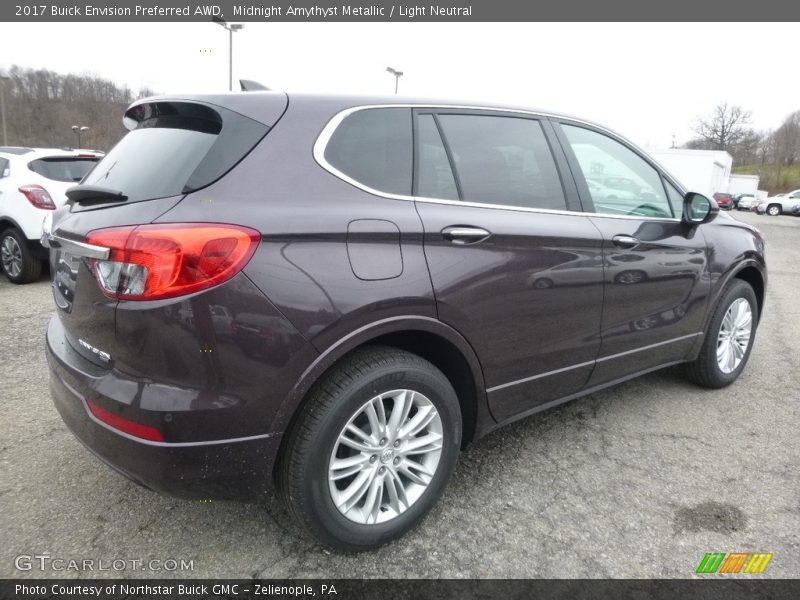 Midnight Amythyst Metallic / Light Neutral 2017 Buick Envision Preferred AWD