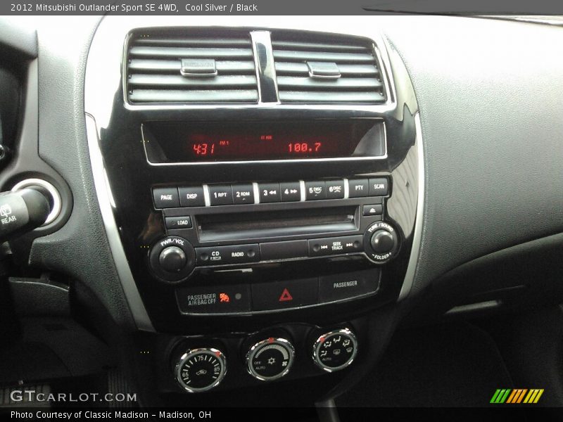 Cool Silver / Black 2012 Mitsubishi Outlander Sport SE 4WD