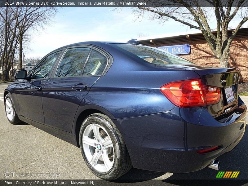Imperial Blue Metallic / Venetian Beige 2014 BMW 3 Series 320i xDrive Sedan