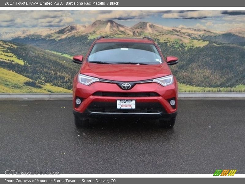 Barcelona Red Metallic / Black 2017 Toyota RAV4 Limited AWD