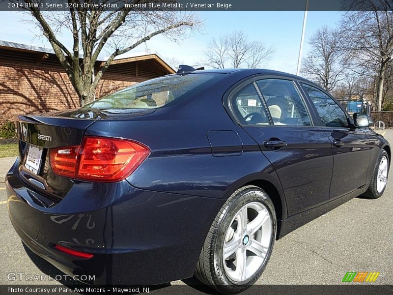 Imperial Blue Metallic / Venetian Beige 2014 BMW 3 Series 320i xDrive Sedan