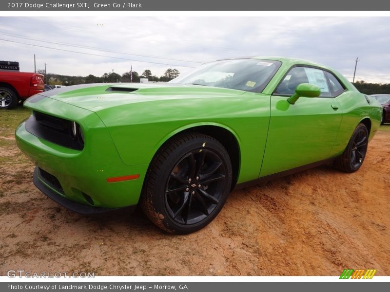 Green Go / Black 2017 Dodge Challenger SXT