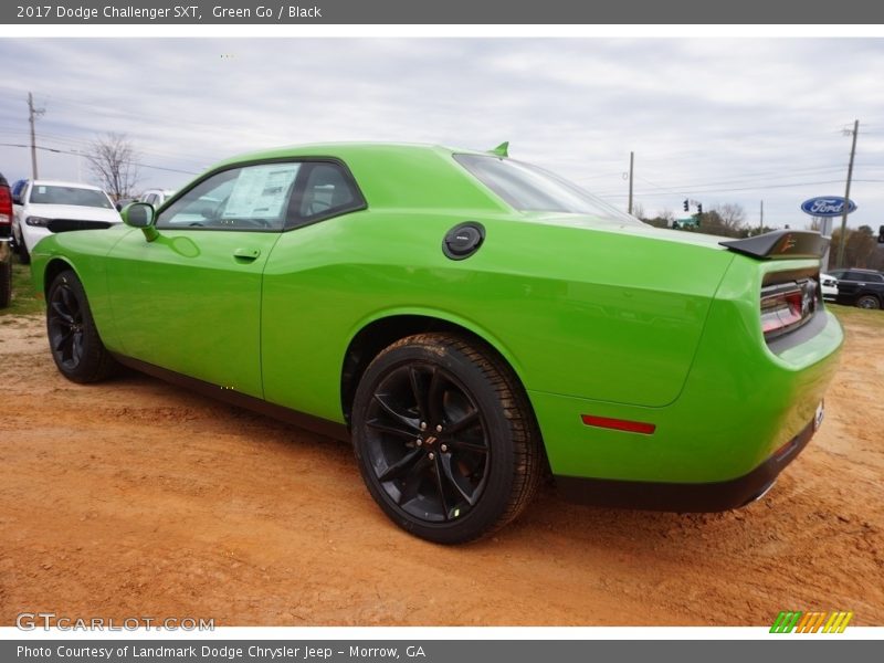 Green Go / Black 2017 Dodge Challenger SXT