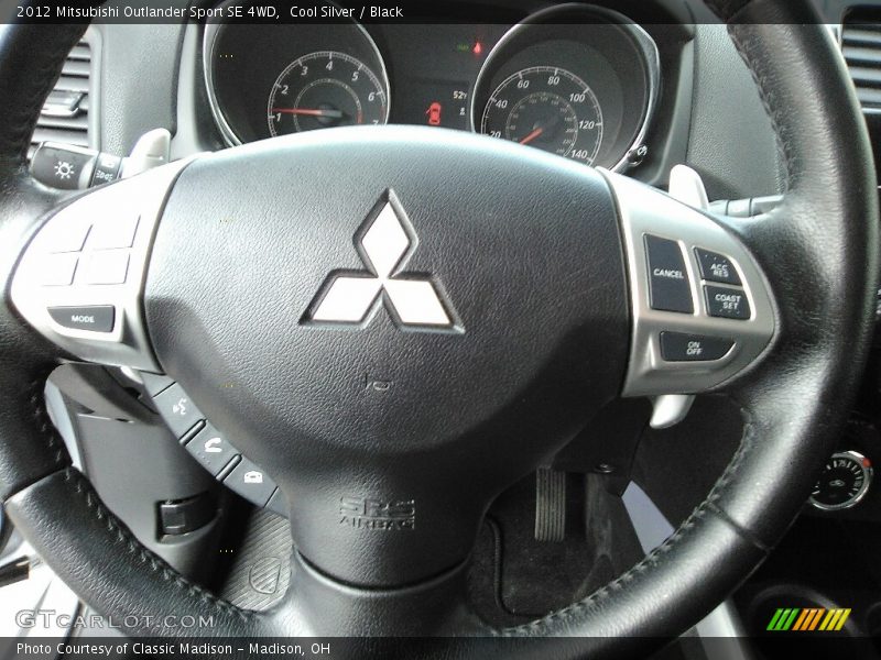 Cool Silver / Black 2012 Mitsubishi Outlander Sport SE 4WD