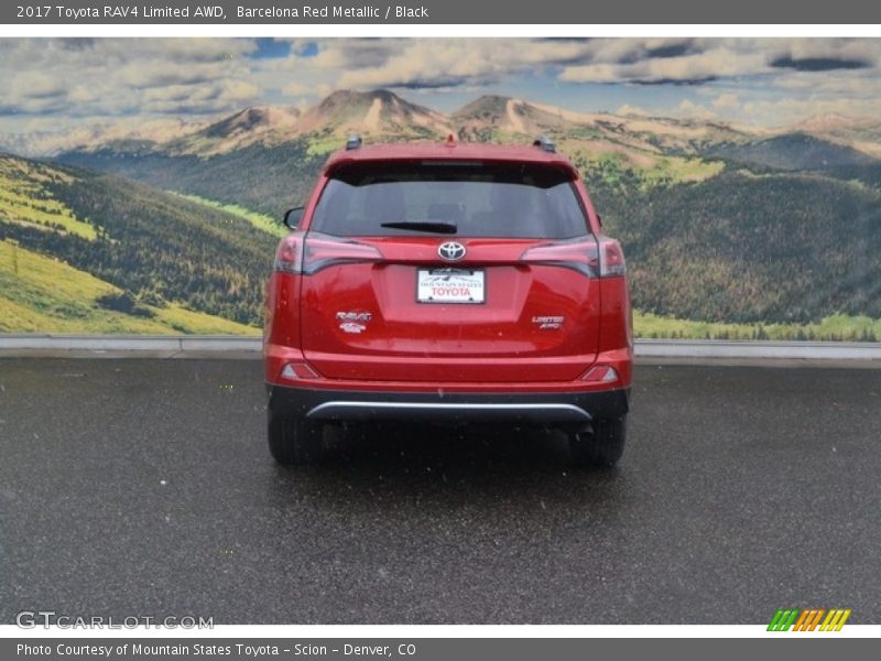 Barcelona Red Metallic / Black 2017 Toyota RAV4 Limited AWD