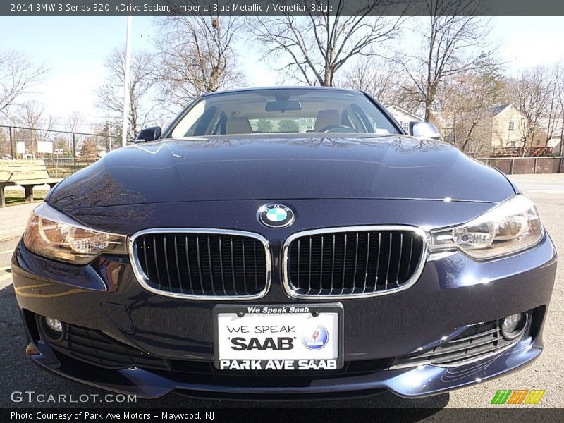 Imperial Blue Metallic / Venetian Beige 2014 BMW 3 Series 320i xDrive Sedan