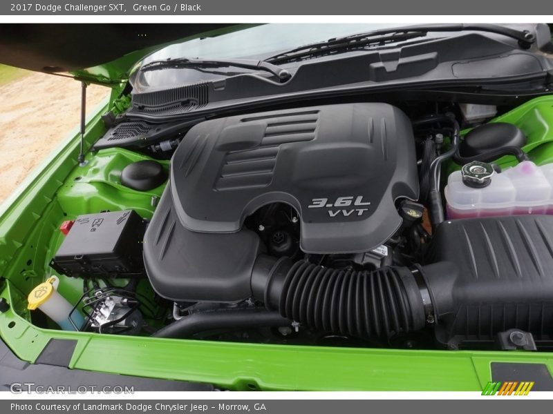 Green Go / Black 2017 Dodge Challenger SXT