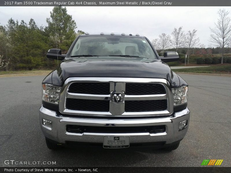 Maximum Steel Metallic / Black/Diesel Gray 2017 Ram 3500 Tradesman Regular Cab 4x4 Chassis