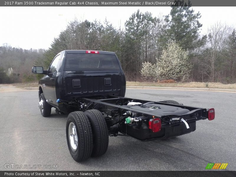 Maximum Steel Metallic / Black/Diesel Gray 2017 Ram 3500 Tradesman Regular Cab 4x4 Chassis