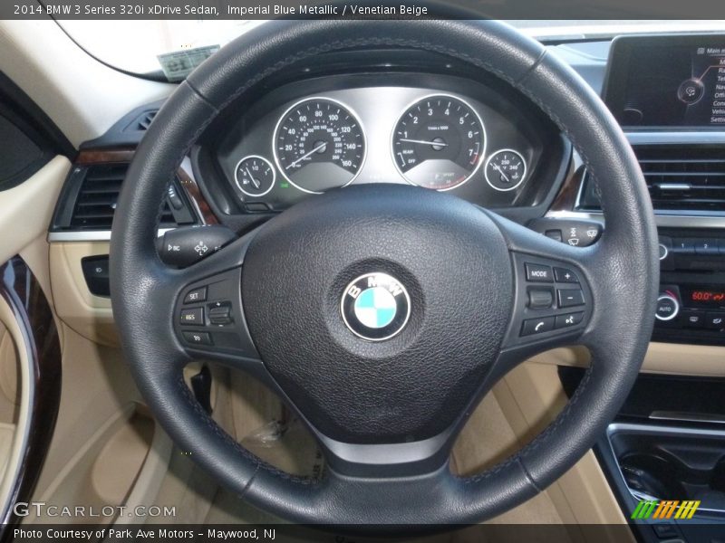 Imperial Blue Metallic / Venetian Beige 2014 BMW 3 Series 320i xDrive Sedan