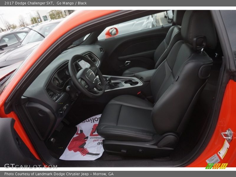 Go Mango / Black 2017 Dodge Challenger SXT