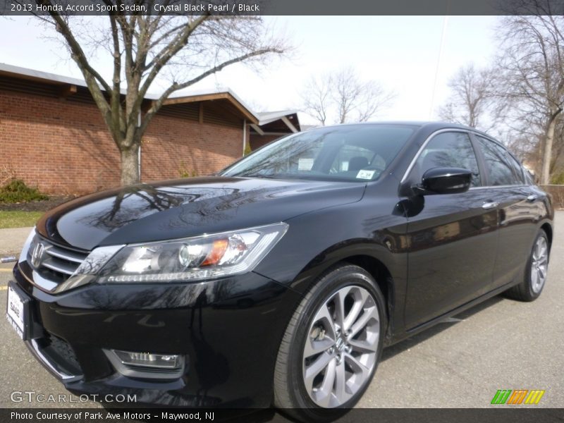 Crystal Black Pearl / Black 2013 Honda Accord Sport Sedan