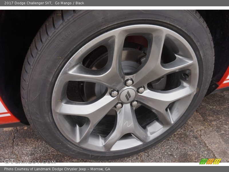 Go Mango / Black 2017 Dodge Challenger SXT