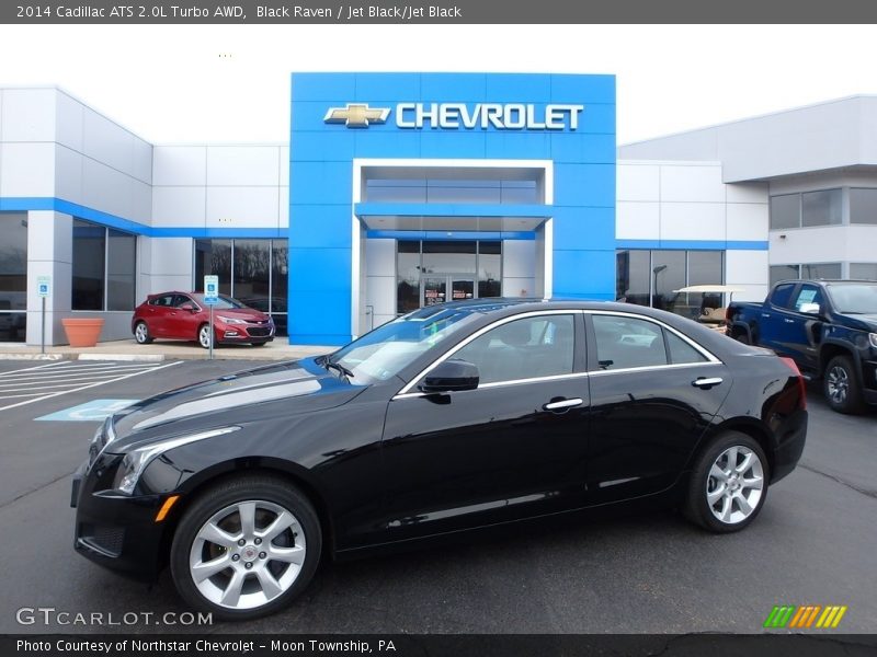 Black Raven / Jet Black/Jet Black 2014 Cadillac ATS 2.0L Turbo AWD