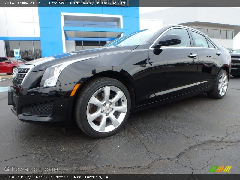 Black Raven / Jet Black/Jet Black 2014 Cadillac ATS 2.0L Turbo AWD