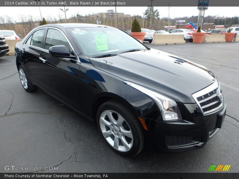 Black Raven / Jet Black/Jet Black 2014 Cadillac ATS 2.0L Turbo AWD