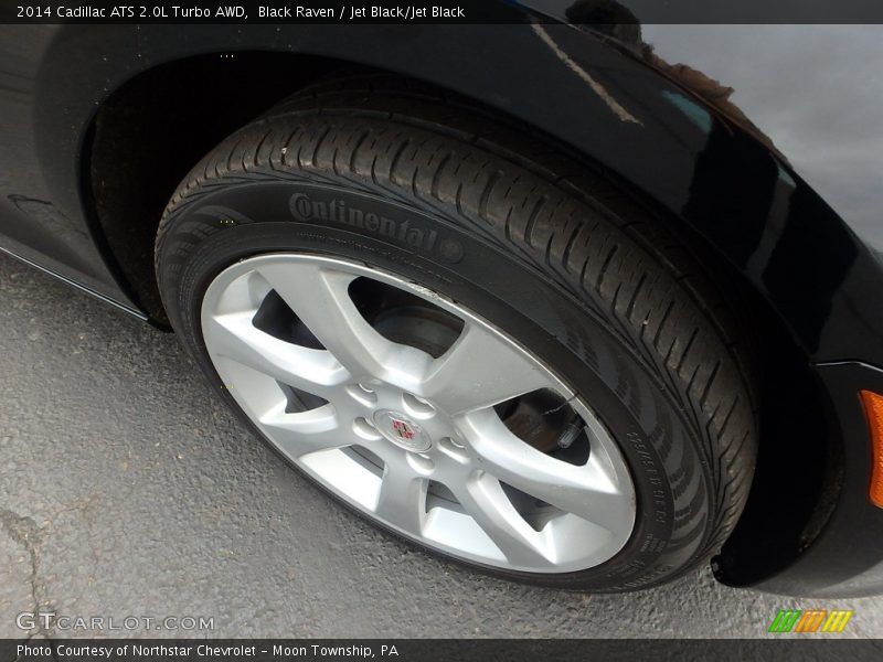 Black Raven / Jet Black/Jet Black 2014 Cadillac ATS 2.0L Turbo AWD