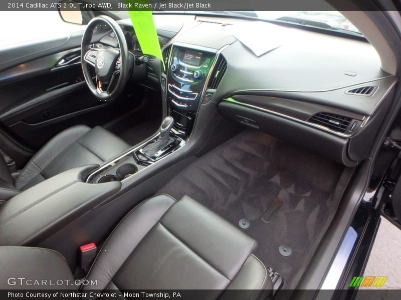 Black Raven / Jet Black/Jet Black 2014 Cadillac ATS 2.0L Turbo AWD