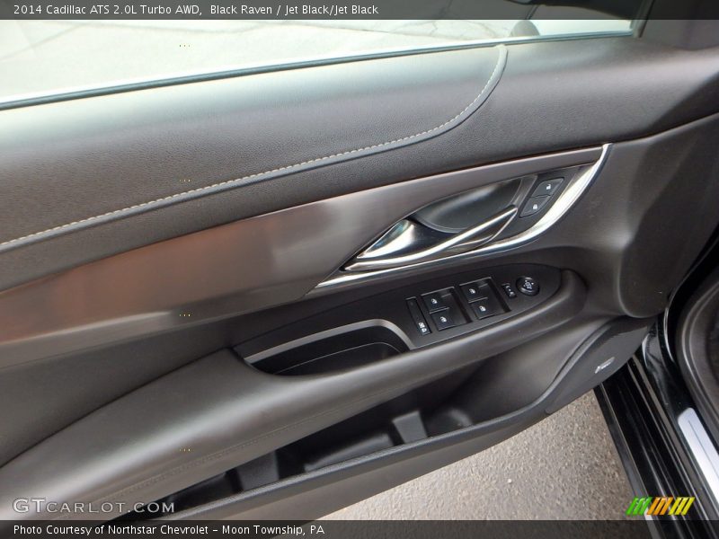 Black Raven / Jet Black/Jet Black 2014 Cadillac ATS 2.0L Turbo AWD