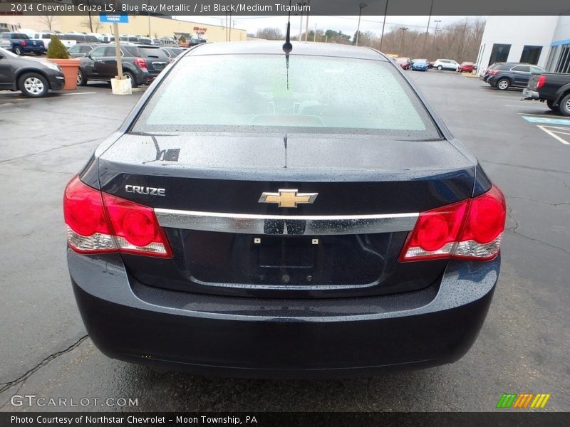 Blue Ray Metallic / Jet Black/Medium Titanium 2014 Chevrolet Cruze LS