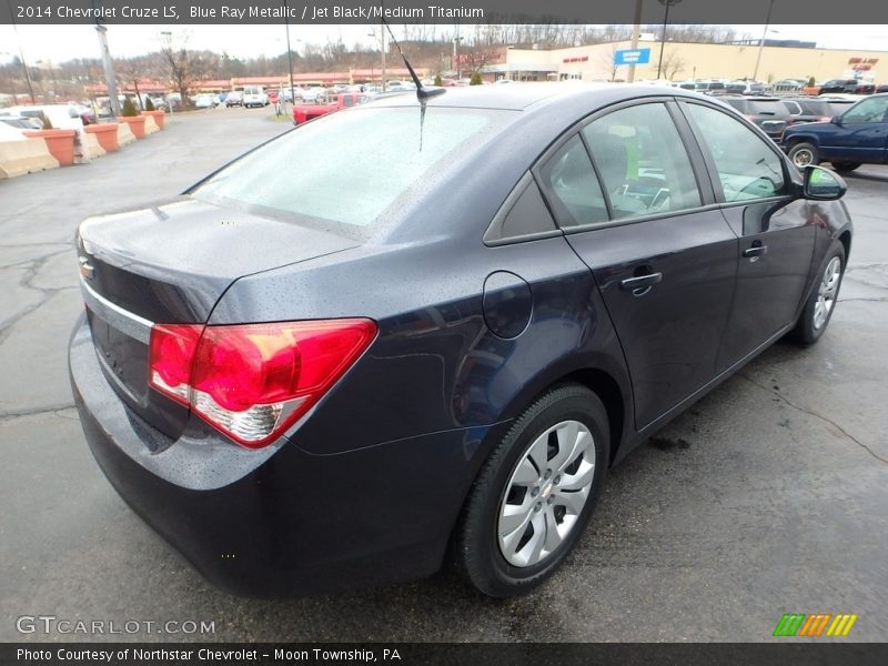 Blue Ray Metallic / Jet Black/Medium Titanium 2014 Chevrolet Cruze LS