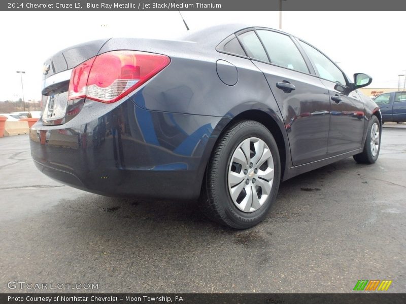 Blue Ray Metallic / Jet Black/Medium Titanium 2014 Chevrolet Cruze LS