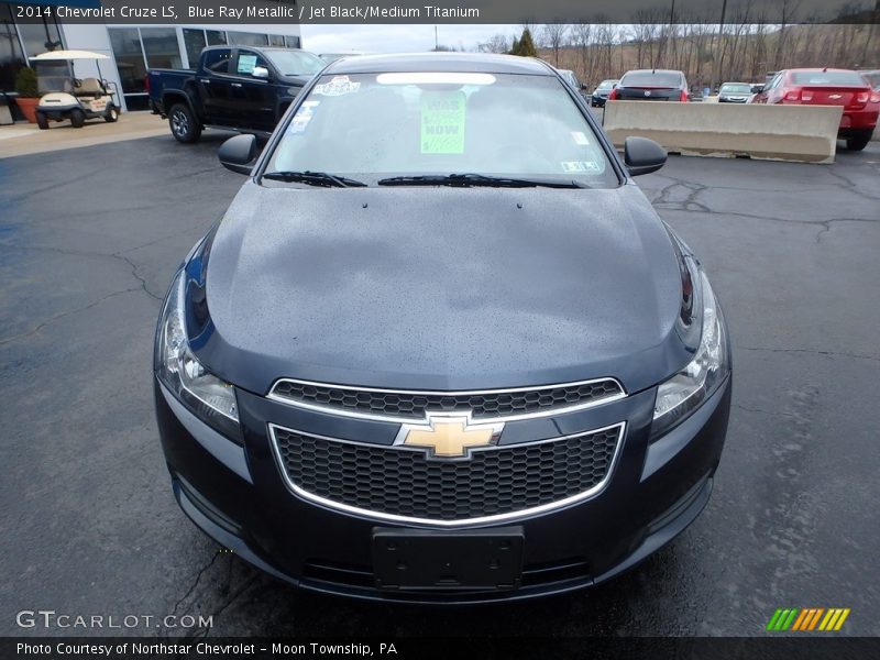 Blue Ray Metallic / Jet Black/Medium Titanium 2014 Chevrolet Cruze LS