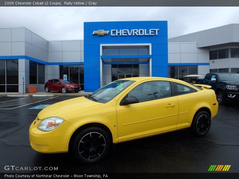 Rally Yellow / Gray 2006 Chevrolet Cobalt LS Coupe