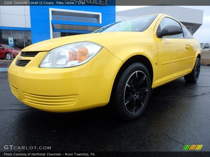 Rally Yellow / Gray 2006 Chevrolet Cobalt LS Coupe