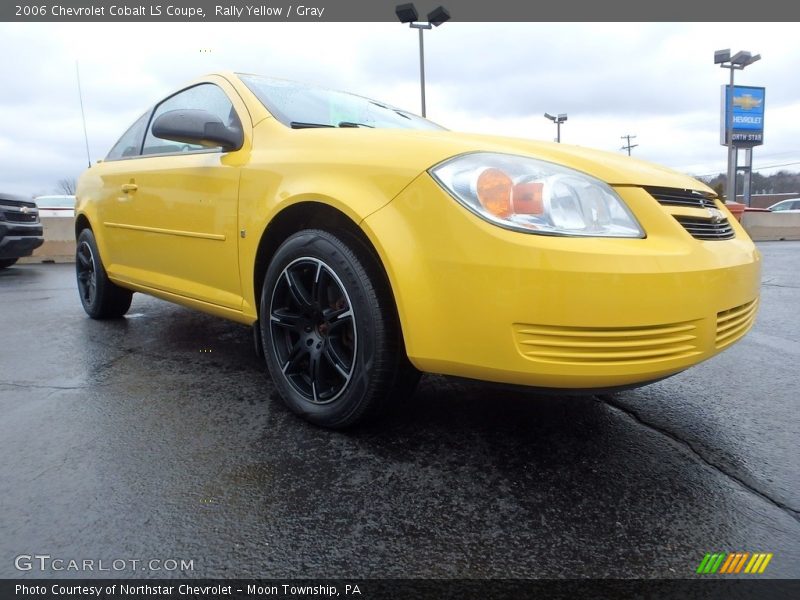 Rally Yellow / Gray 2006 Chevrolet Cobalt LS Coupe