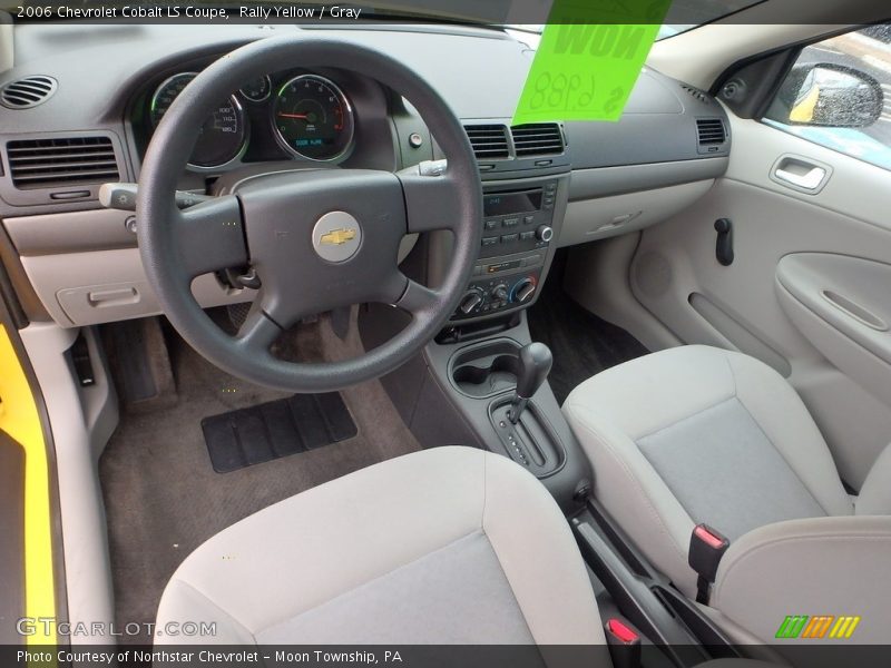 Rally Yellow / Gray 2006 Chevrolet Cobalt LS Coupe