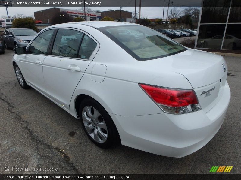 Taffeta White / Ivory 2008 Honda Accord EX-L Sedan